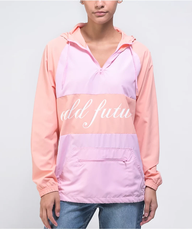 Odd Future Pink & Orange Anorak Jacket