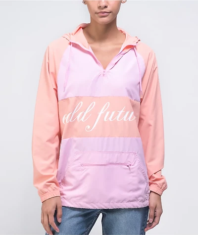 Odd Future Pink & Orange Anorak Jacket