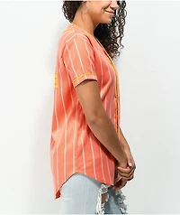 Odd Future Pink & Orange Baseball Jersey