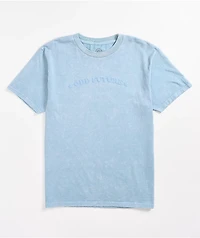 Odd Future Puff Print Blue Wash T-Shirt