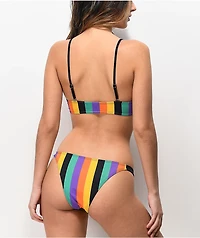 Odd Future Rainbow Stripe Cheeky Bikini Bottom