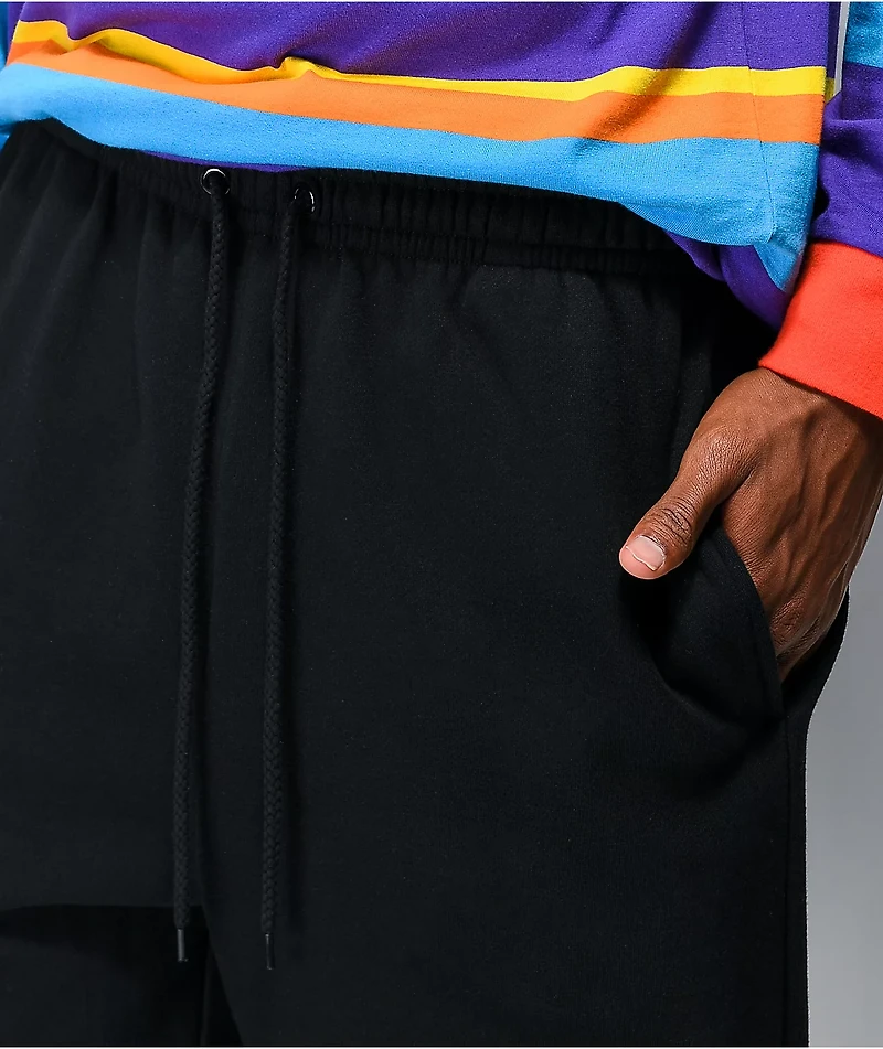 Odd Future Rainbow Text Black Sweatpants