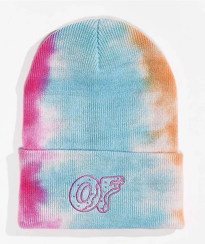 Odd Future Rainbow Tie Dye Beanie