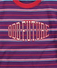 Odd Future Stripes Purple & Red Long Sleeve T-Shirt