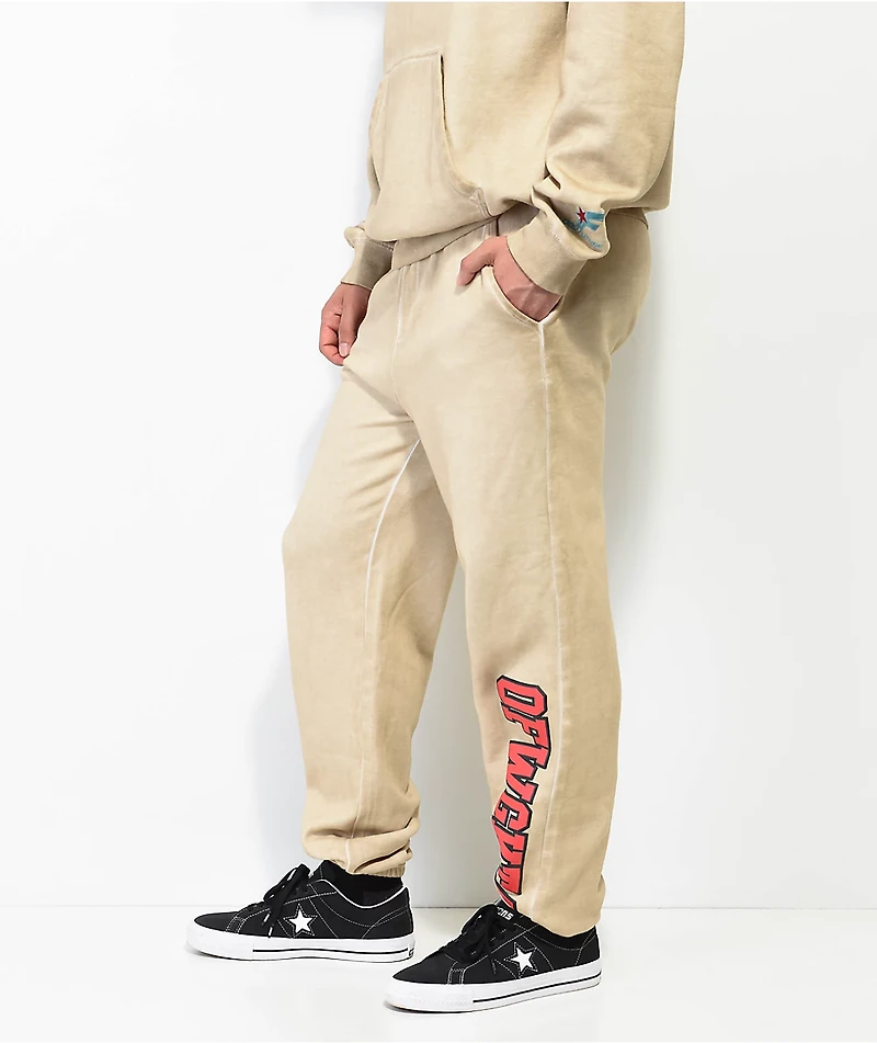 Odd Future University Natural Sweatpants