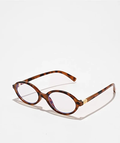 Office Siren Tortoiseshell Blue Light Glasses