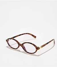Office Siren Tortoiseshell Blue Light Glasses