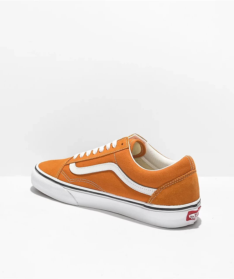 Old Skool Desert Sun & True White Skate Shoes