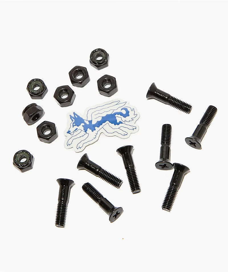 Olympia Supply Black .875" Skateboard Hardware