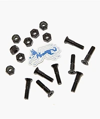 Olympia Supply Black .875" Skateboard Hardware