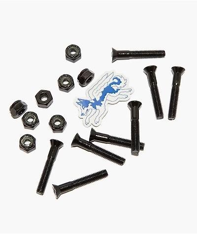 Olympia Supply Black 1.25" Skateboard Hardware