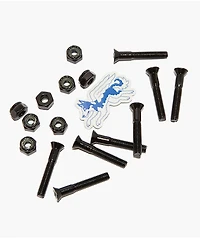 Olympia Supply Black 1.25" Skateboard Hardware