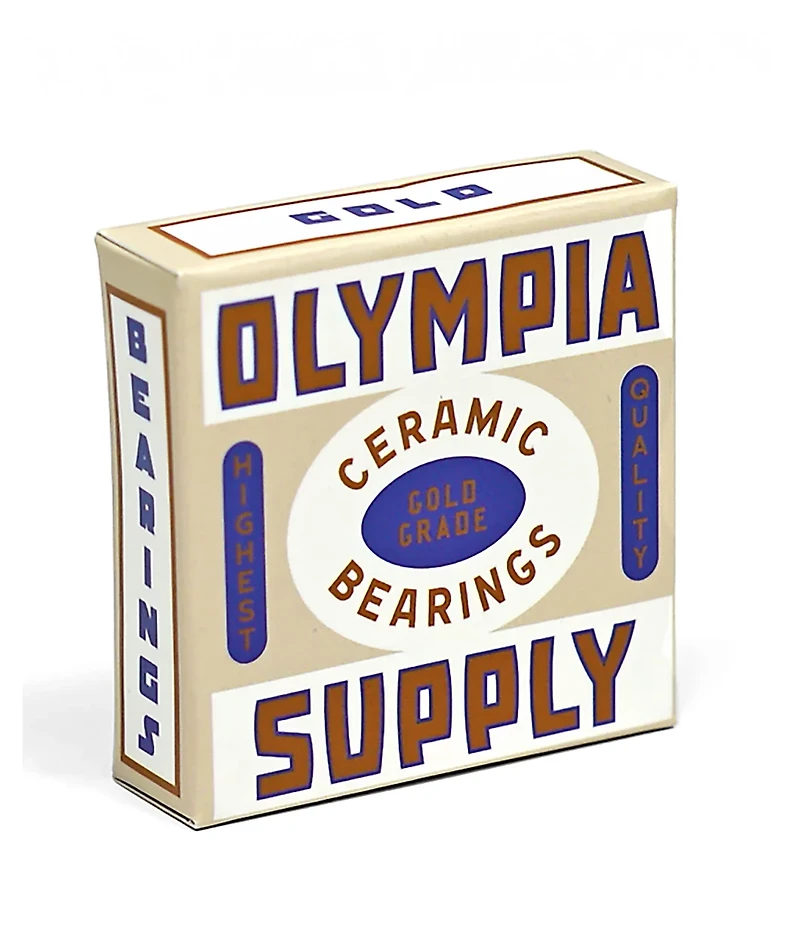 Olympia Supply Gold Grade Ceramic Skateboard Bearings