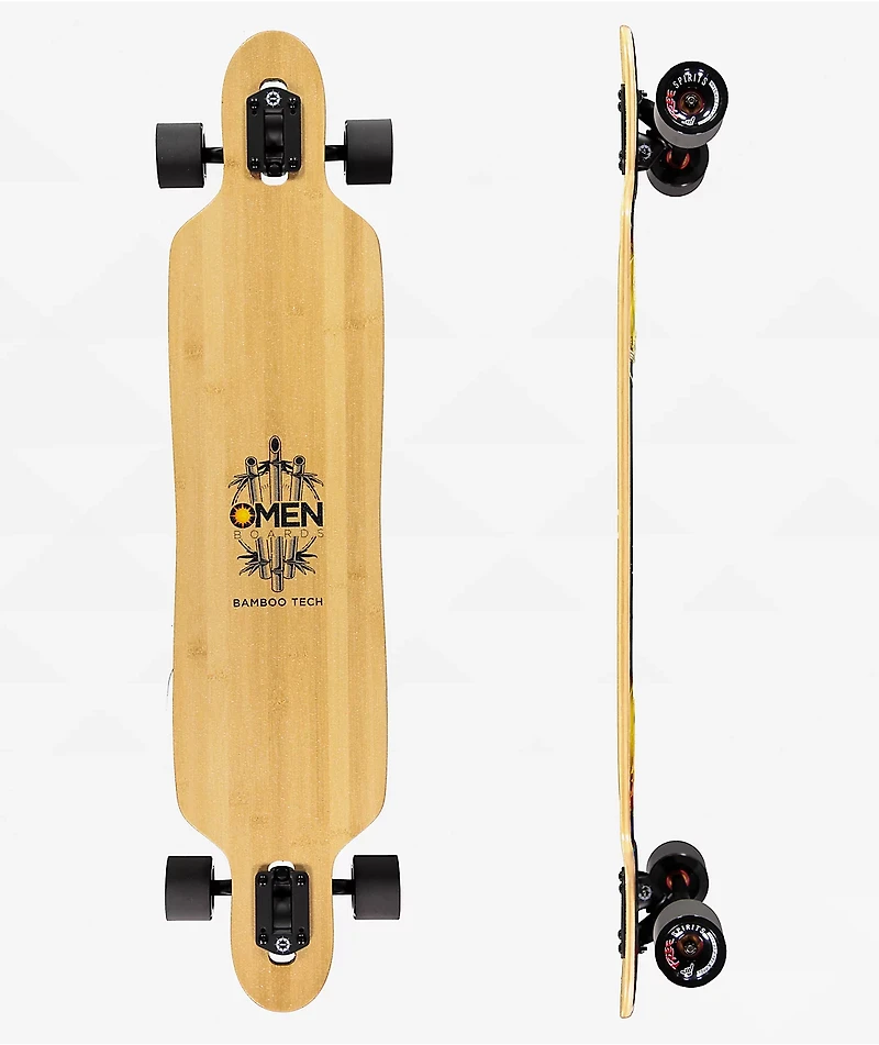 Omen Fools Go Aimlessly 41.5" Drop Through Longboard Complete