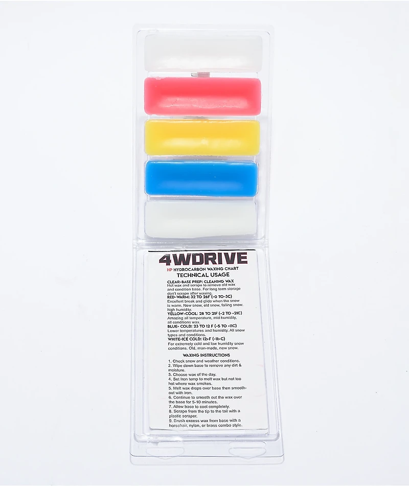 One Ball 4WD 5 Pack Snowboard Wax