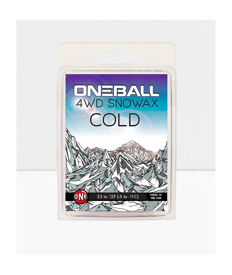 One Ball 4WD Cold Snowboard Wax
