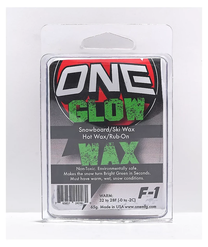 One Ball Glow Snowboard Wax