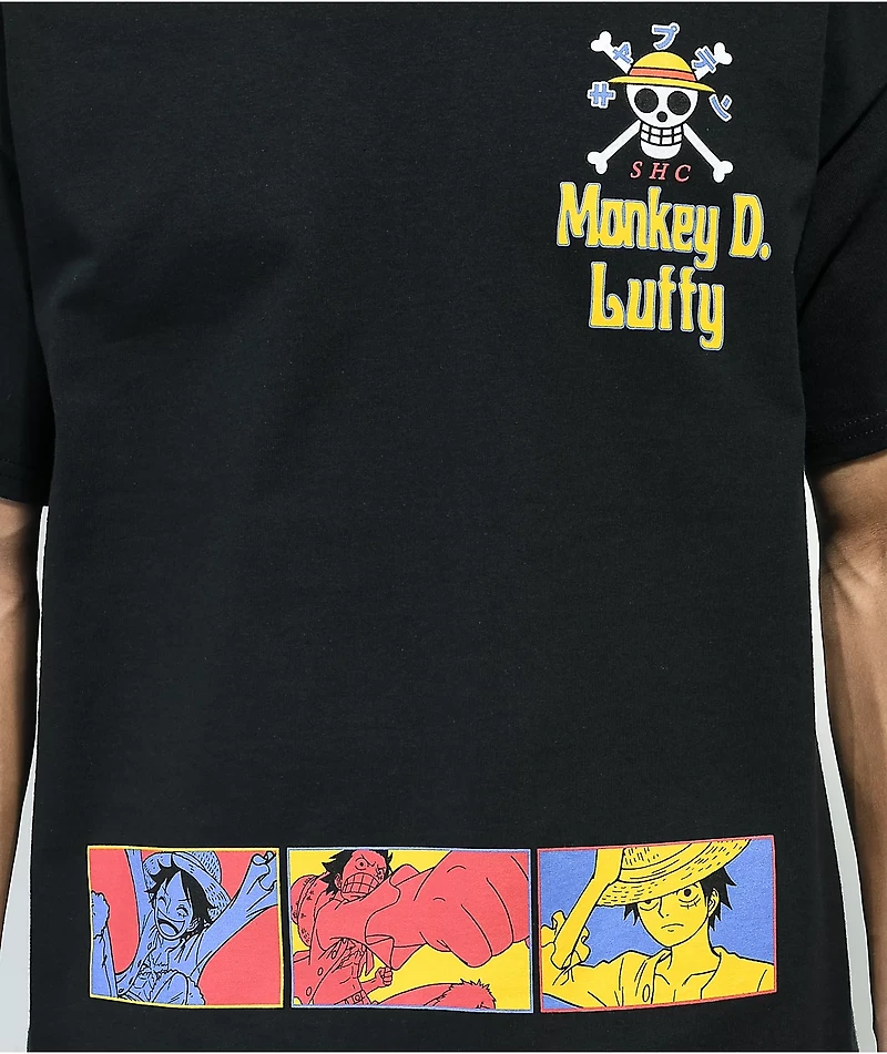 One Piece Luffy Black T-Shirt