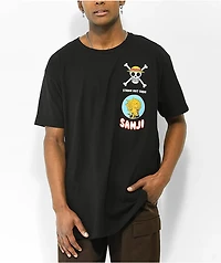 One Piece Sanji Black T-Shirt