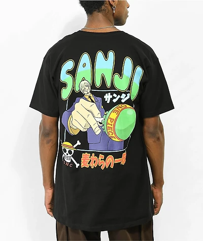 One Piece Sanji Black T-Shirt