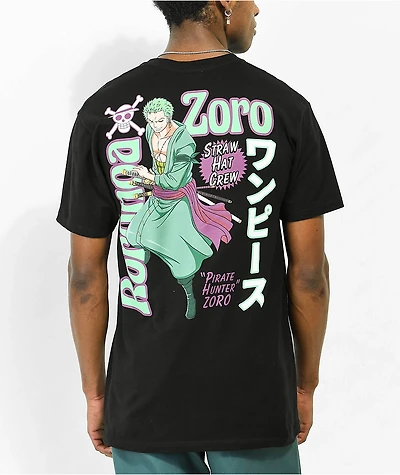 One Piece Zoro Black T-Shirt