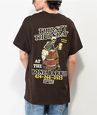 Open 925 Thirsty Thursday Brown T-Shirt