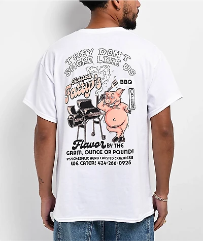Open 925 Twisted Fattys White T-Shirt