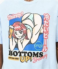Open925 Bottoms Up Sky Blue T-Shirt