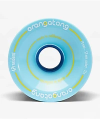 Orangatang 4President 70mm 77a Blue Cruiser Skateboard Wheels