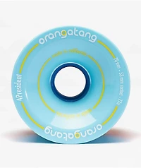 Orangatang 4President 70mm 77a Blue Longboard Wheels