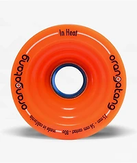Orangatang In Heat 75mm 80a Orange Cruiser Skateboard Wheels