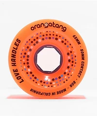 Orangatang Love Handles 65mm 80a Orange Longboard Wheels