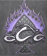 Orange County Choppers Diamond Plate Black Wash T-Shirt