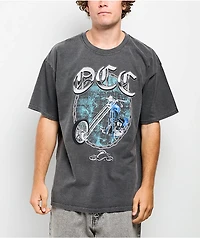 Orange County Choppers Extended Forks Black Wash T-Shirt