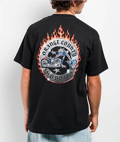 Orange County Choppers USA Chopper Black T-Shirt