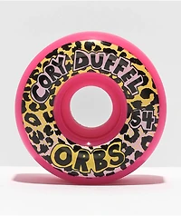 Orbs Duffel Plasmathane 54mm 99a Pink Conical Skateboard Wheels