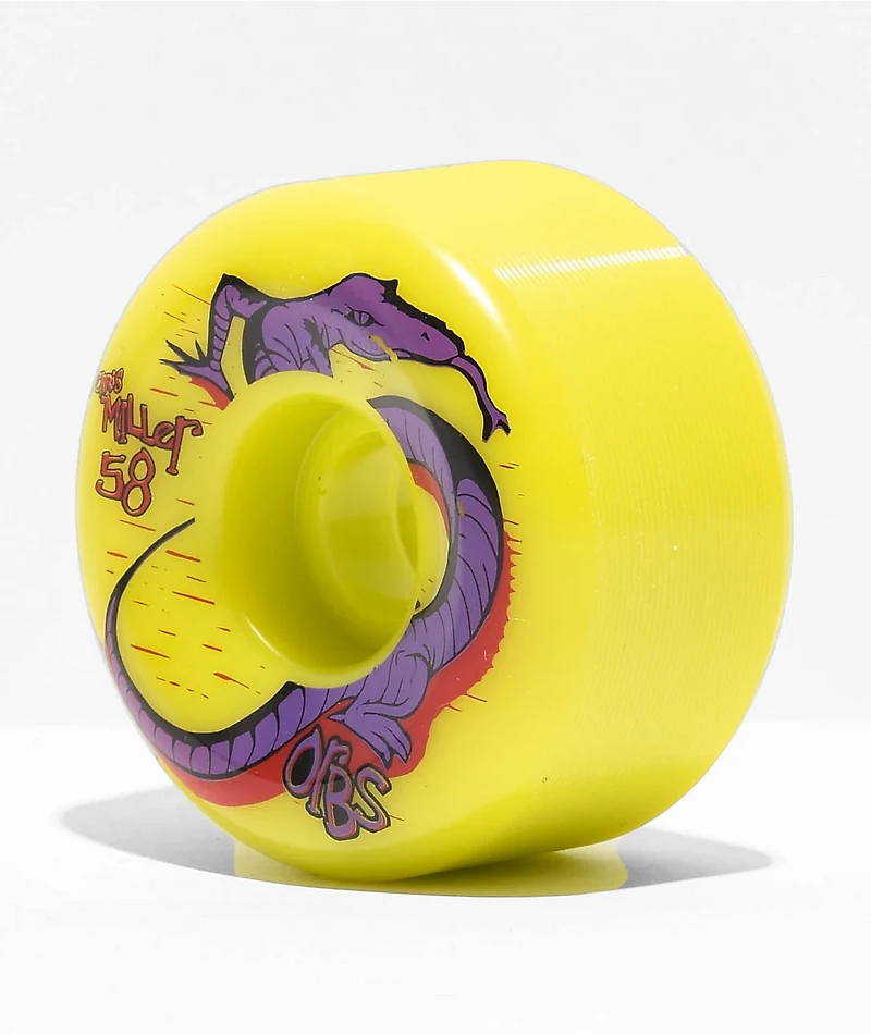 Orbs Miller Specters 58mm 99a Green Skateboard Wheels