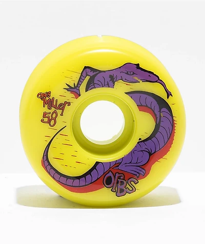 Orbs Miller Specters 58mm 99a Green Skateboard Wheels
