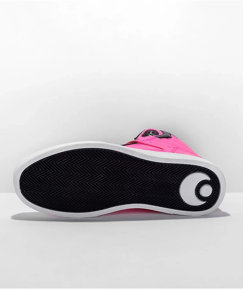Osiris Clone Neon Pink Skate Shoes