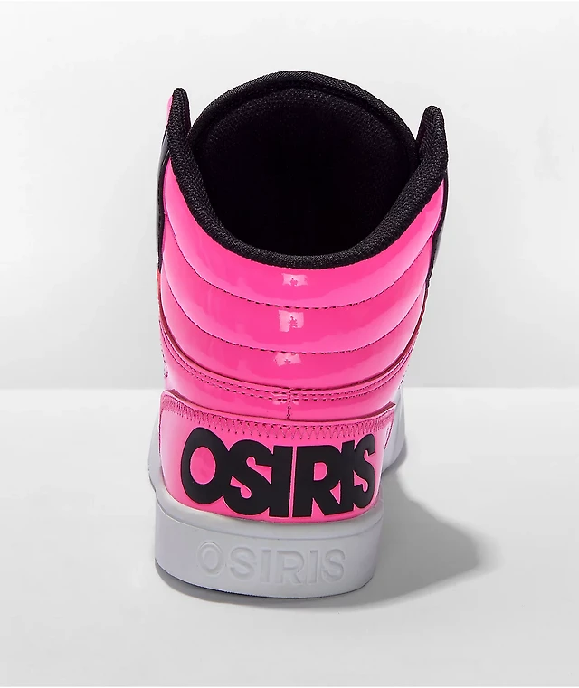 Osiris Clone Neon Pink Skate Shoes at Coquitlam Centre in