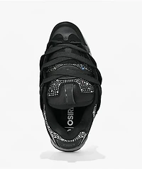 Osiris D3 2001 25 Years Black, Grey & Rhinestone Skate Shoes