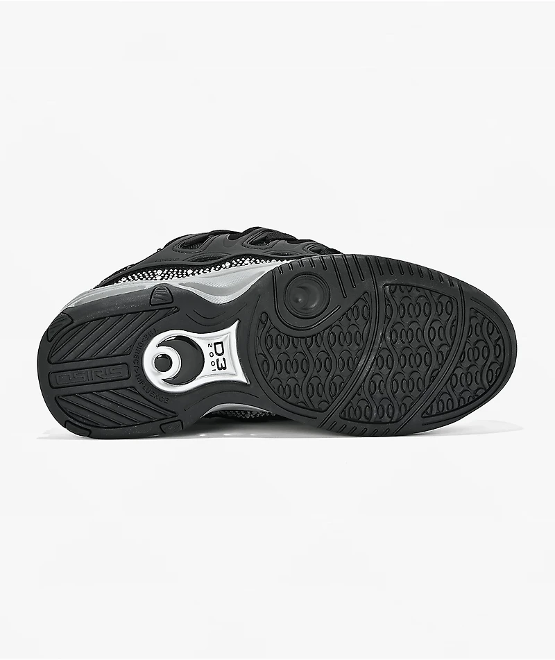 Osiris D3 2001 25 Years Black, Grey & Rhinestone Skate Shoes