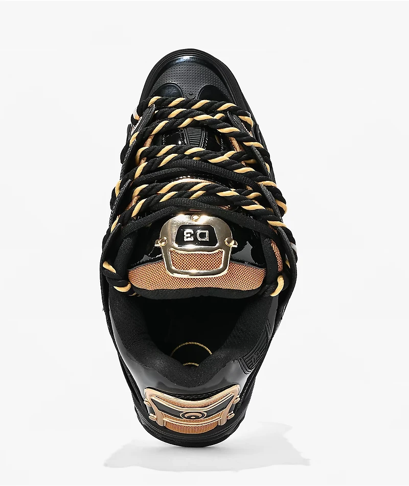 Osiris D3 2001 25 Years Black & Gold Skate Shoes