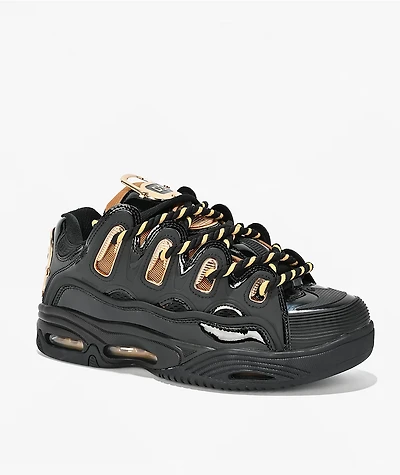 Osiris D3 2001 25 Years Black & Gold Skate Shoes