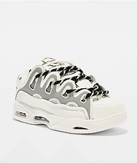 Osiris D3 2001 25 Years White & Silver Skate Shoes