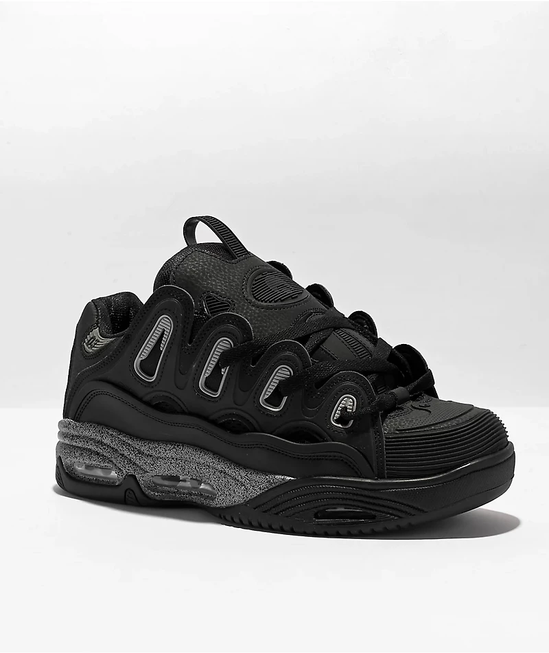 Osiris D3 2001 Black & Grey Skate Shoes