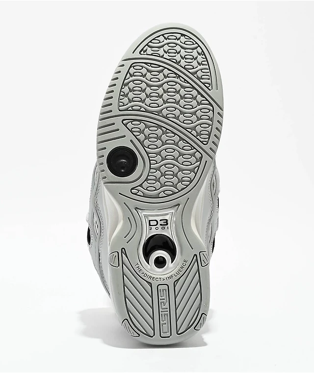 Osiris D3 2001 Grey Black Skate Shoes at Hamilton Place in