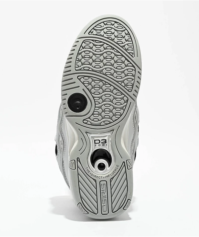 Osiris D3 2001 Grey & Black Skate Shoes