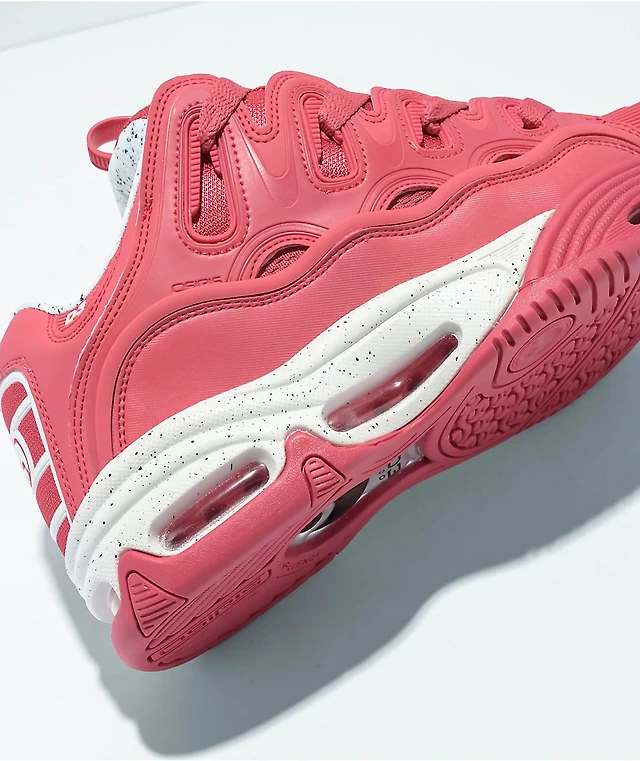 Osiris D3 2001 Pink White Skate Shoes Arden Fair