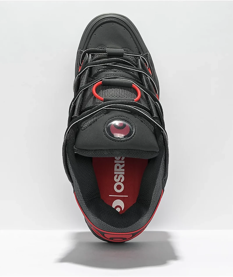 Osiris D3 O.G. Black, Grey & Red Skate Shoes